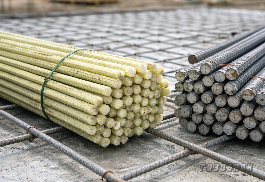 Армируем газобетон арматурой из стеклопластика фото к статье