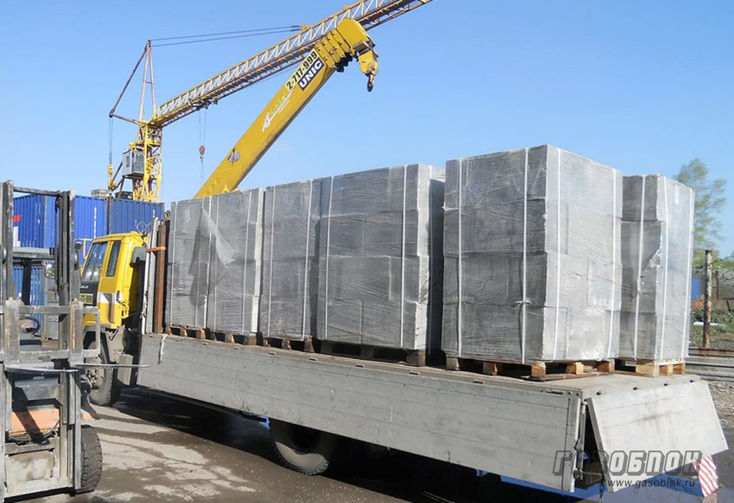 Блоки из газобетона с правильной доставкой фото к статье