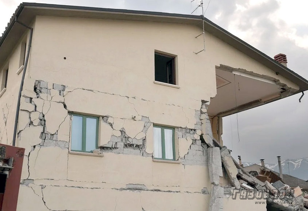 Дома из газобетона не боятся землетрясений фото к статье