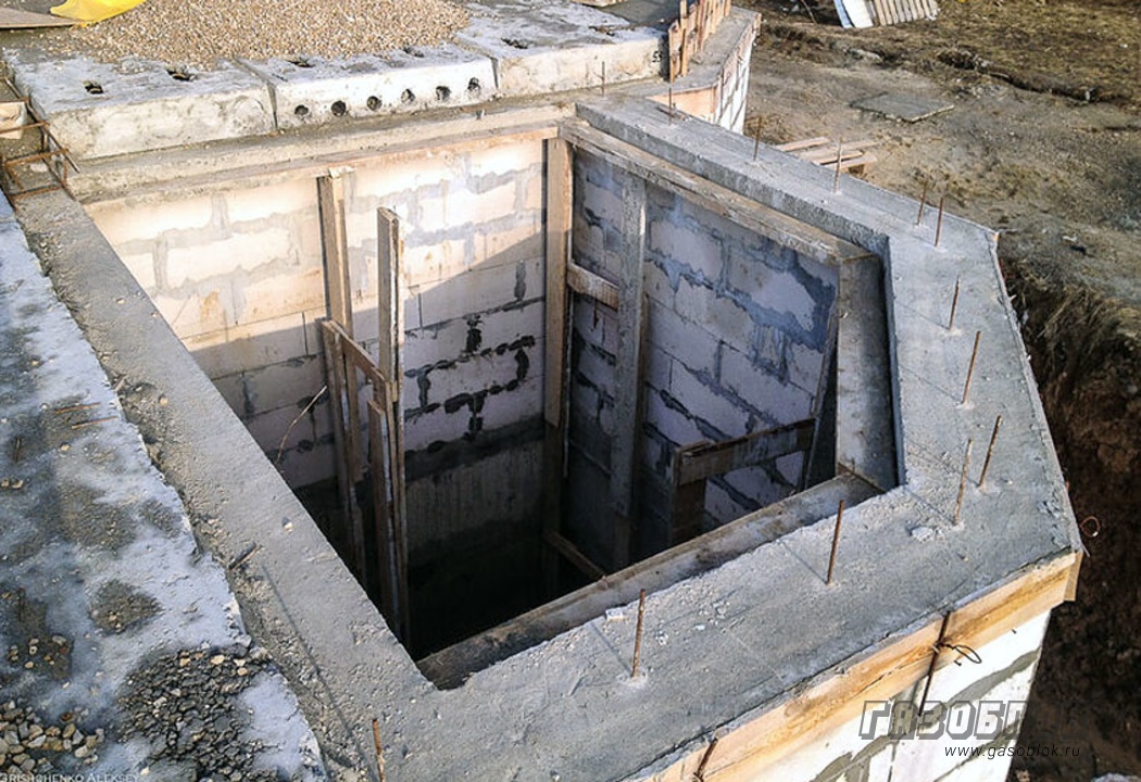 Строим погреб из газобетона своими руками фото к статье
