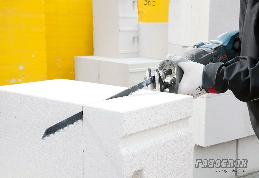 Выбор полотна для сабельной пилы по газобетону фото к статье