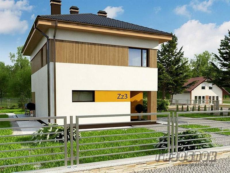Проект двухэтажного дома из газобетона ГД-190м готовый – площадь 190/131 м2, фото 2