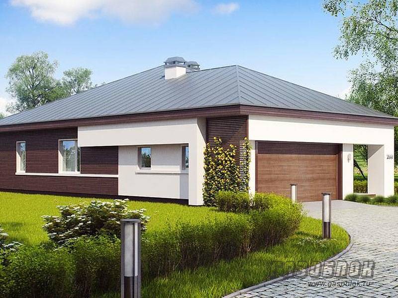 Одноэтажный проект дома из газобетона ГД-167м готовый – площадь 167/86 м2, фото 2