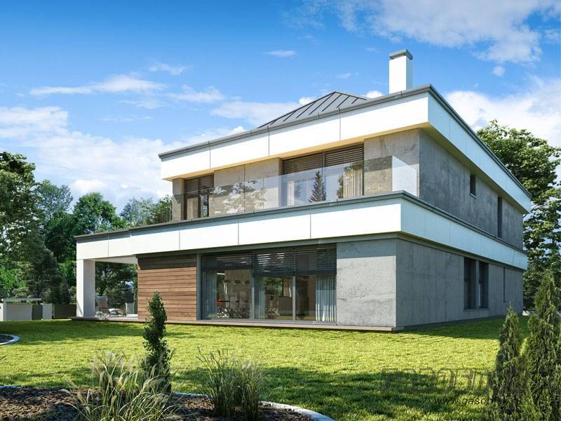 Проект дома из газобетона с гаражом ГД-465м готовый – площадь 465/186 м2, фото 6