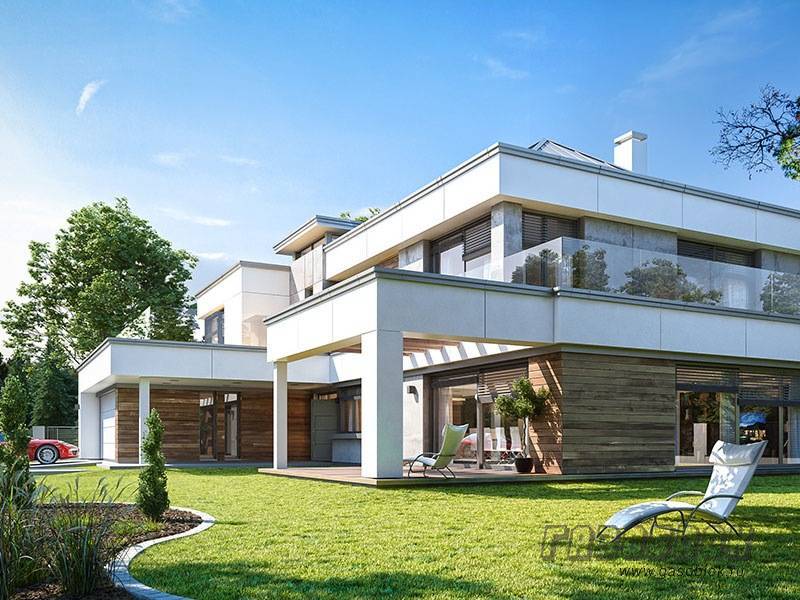 Проект дома из газобетона с гаражом ГД-465м готовый – площадь 465/186 м2, фото 3