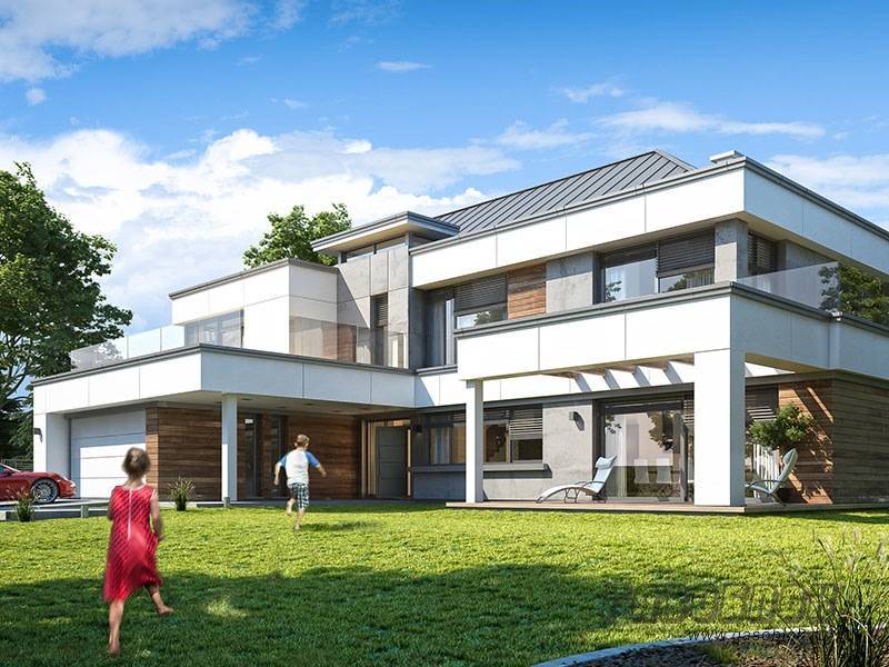 Проект дома из газобетона с гаражом ГД-465м готовый – площадь 465/186 м2, фото 2