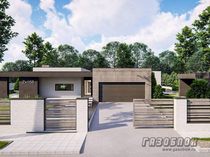 Проект дома из газобетона с плоской крышей ГД-195 готовый – площадь 195/99 м2, фото 5