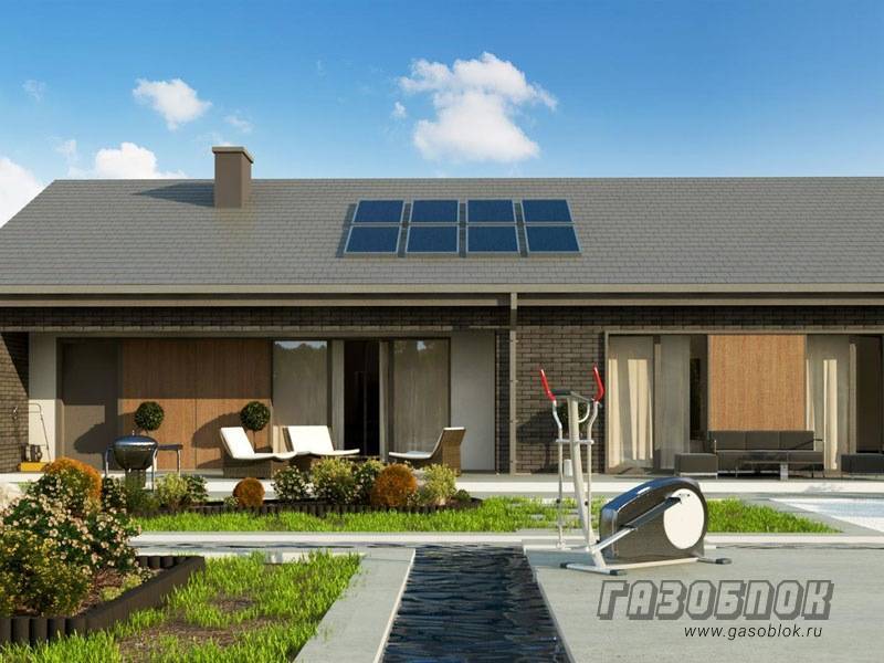 Проект дома из газобетона с камином ГД-170м готовый – площадь 170/93 м2, фото 4