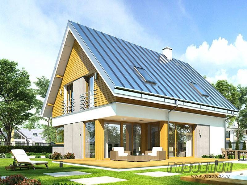 Проект дома из газобетона с мансардой ГД-198м готовый – площадь 198/95 м2, фото 2