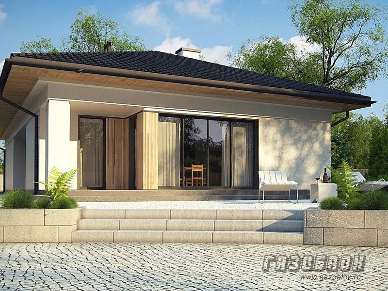 Проект дома из газобетона с камином ГД-114м готовый – площадь 114/77 м2, фото 5