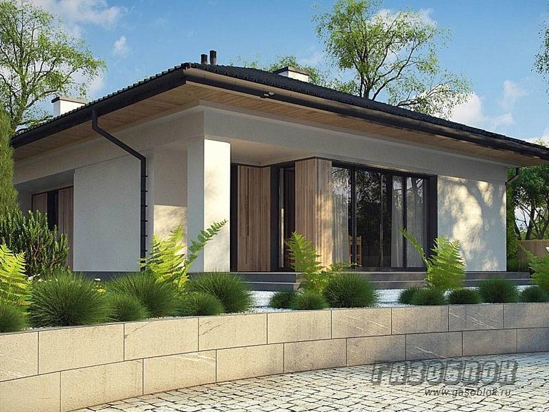 Проект дома из газобетона с камином ГД-114м готовый – площадь 114/77 м2, фото 4