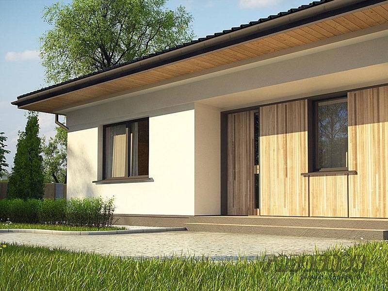 Проект дома из газобетона с камином ГД-114м готовый – площадь 114/77 м2, фото 2