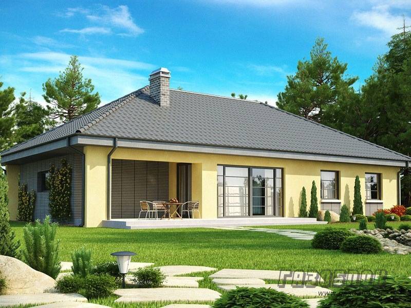Проект дома из газобетона с камином ГД-157м готовый – площадь 157/101 м2, фото 2