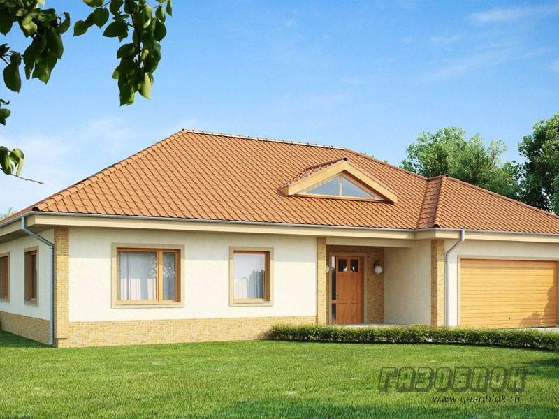Проект дома из газобетона с гаражом ГД-223м готовый – площадь 223/123 м2, фото 2