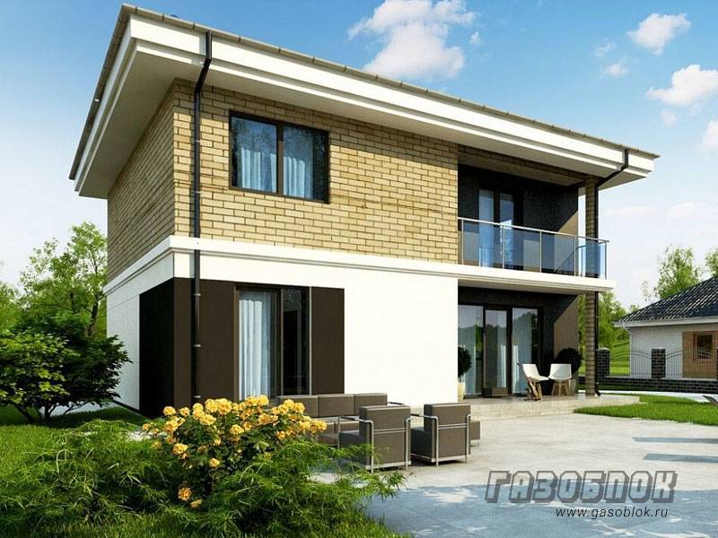 Проект двухэтажного дома из газобетона ГД-170м готовый – площадь 170/100 м2, фото 4