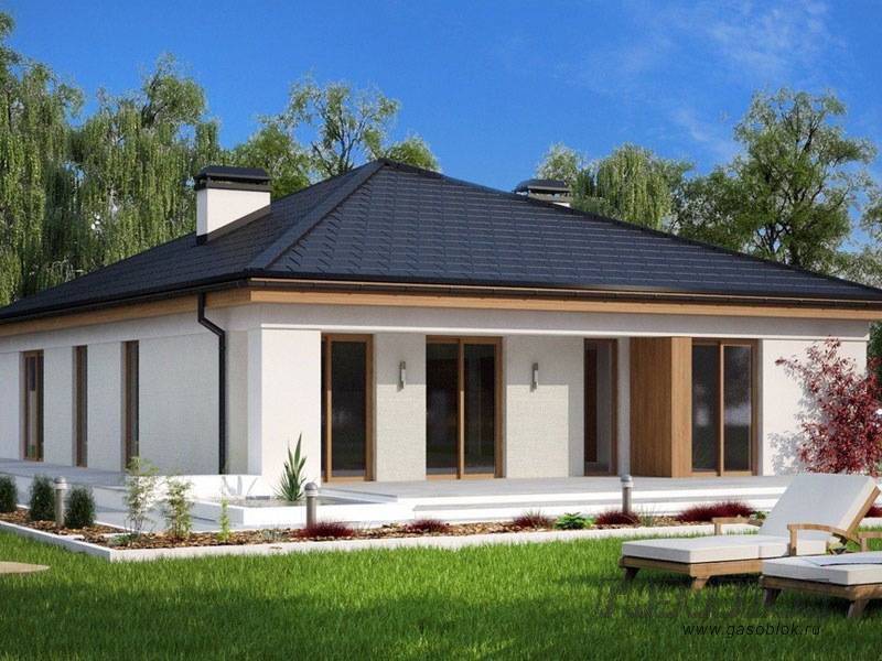Проект одноэтажного дома из газобетона ГД-180м готовый – площадь 180/96 м2, фото 2