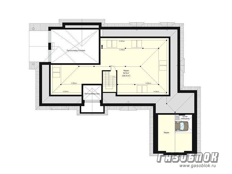 Проект дома из газобетона с гаражом ГД-366м готовый – площадь 366/154 м2, фото 8