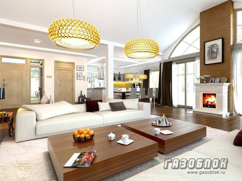 Проект дома из газобетона с гаражом ГД-366м готовый – площадь 366/154 м2, фото 6