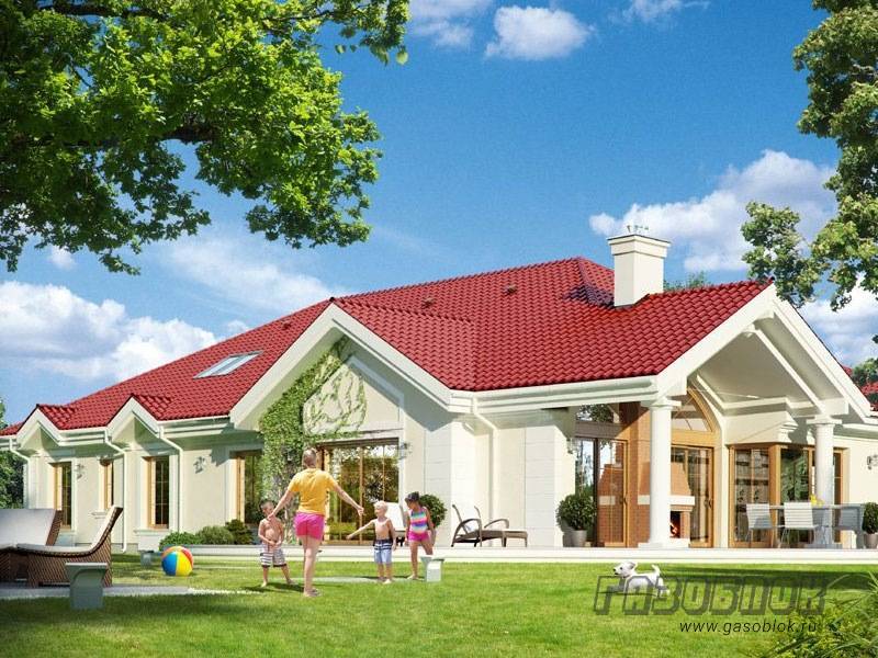 Проект дома из газобетона с гаражом ГД-366м готовый – площадь 366/154 м2, фото 4