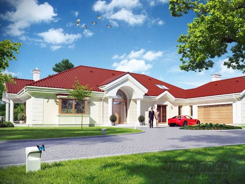 Проект дома из газобетона с гаражом ГД-366м готовый – площадь 366/154 м2, фото 3