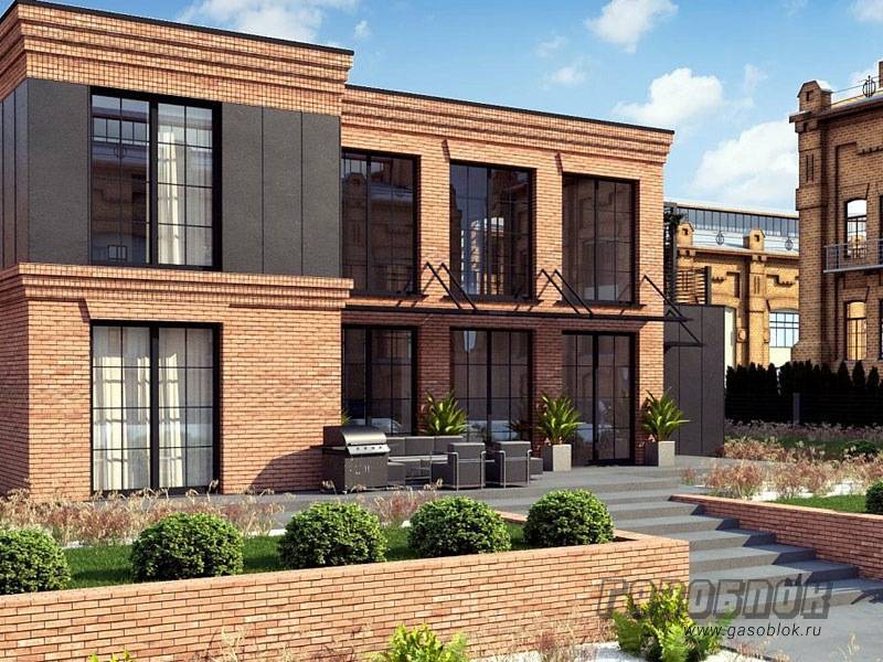 Проект дома из газобетона с гаражом ГД-194м готовый – площадь 194/104 м2, фото 4