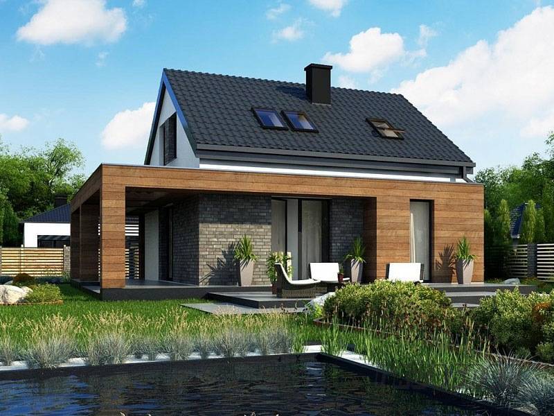 Мансардный проект дома из газобетона ГД-120м готовый – площадь 120/74 м2, фото 4