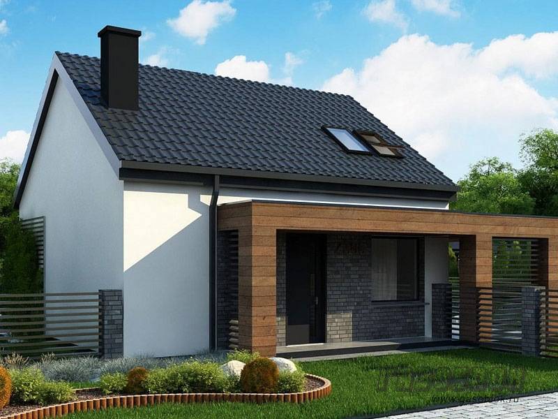 Мансардный проект дома из газобетона ГД-120м готовый – площадь 120/74 м2, фото 3