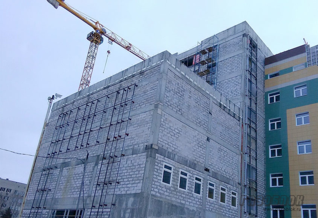 Газобетон ГРАС перинатального центра в Тамбове, фото к новости