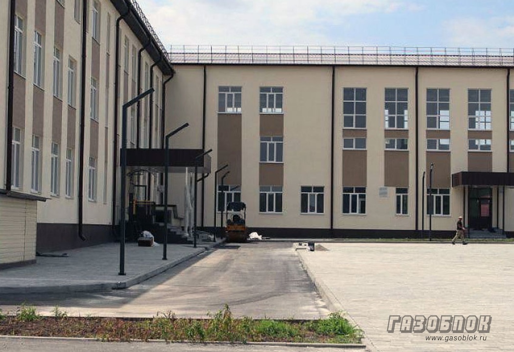 Лицей-интернат в ауле Хабез из газобетона ГРАС, фото к новости