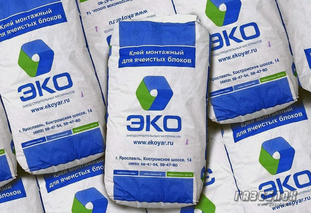 Покупайте клей для газобетона от завода «ЭКО», фото к новости
