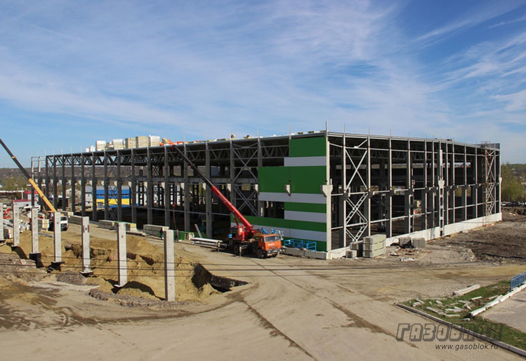 Новые этапы строительства цеха на заводе Betonium, фото к новости