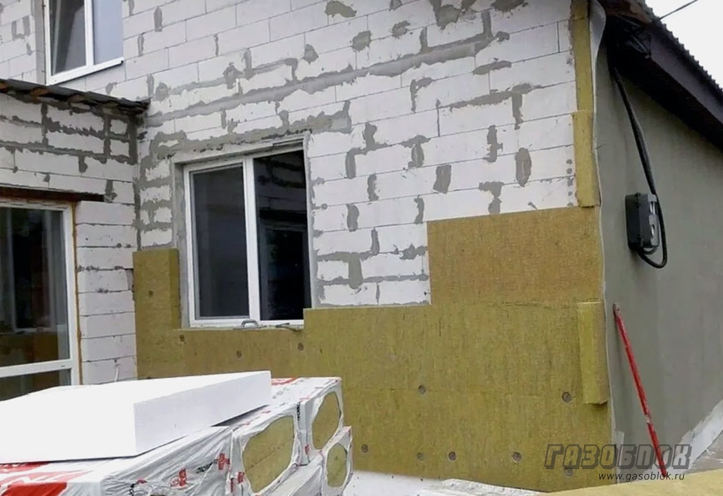 Утепление изнутри и снаружи дома из газобетона фото к статье