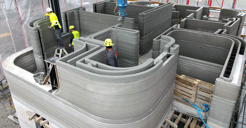 Плюсы технологии 3D-печати из бетона в строительстве