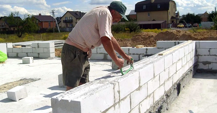 Нормативы кладки стен из газобетонных блоков