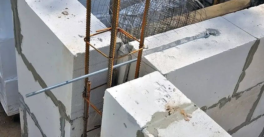 Нормы армирования кладки стен из газобетонных блоков